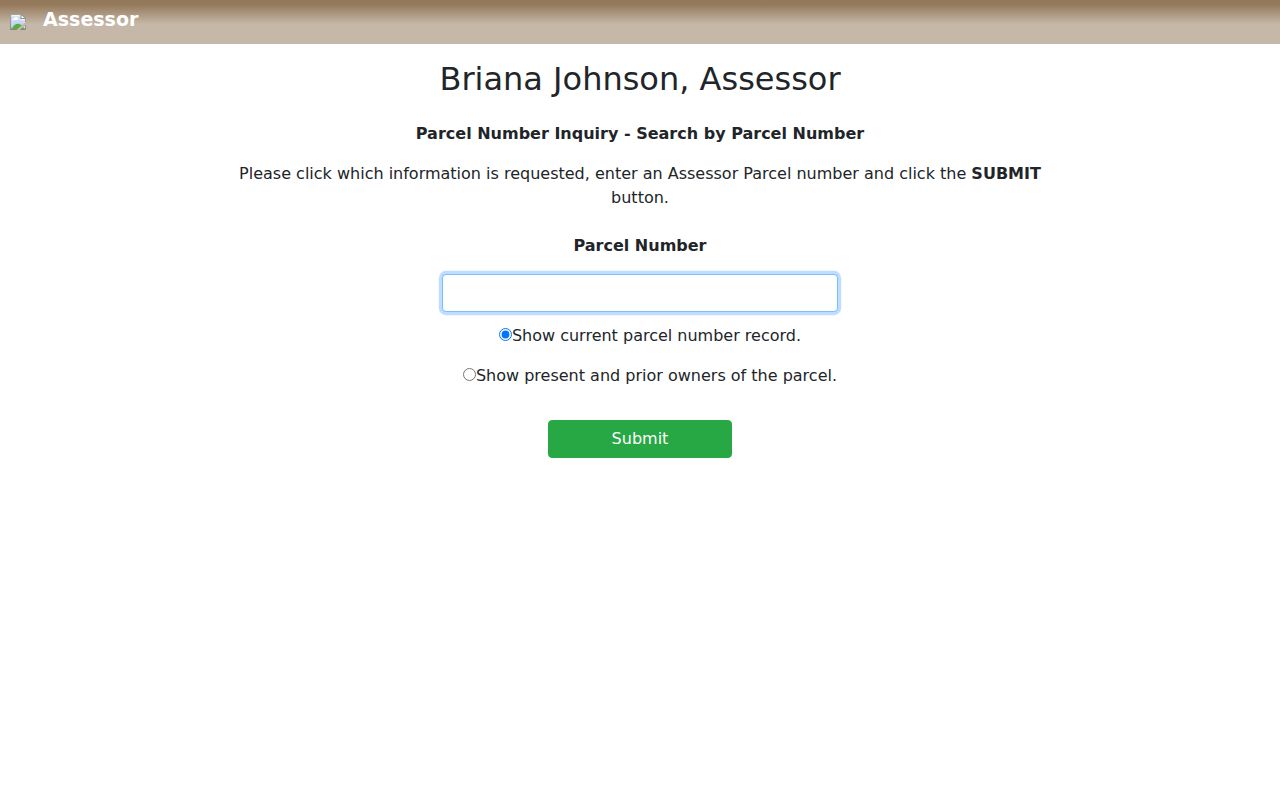 Henderson street directory Clark County Assessor parcel-number search